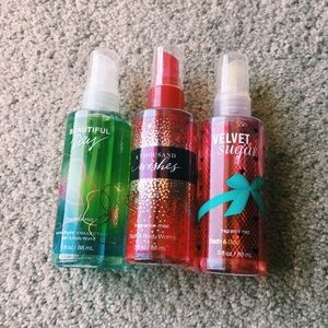 bath and body works travel sprays